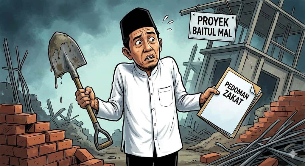 BAITUL MAL BUKAN ‘DINAS PU’, JANGAN PAKSA USTADZ URUS SEMEN