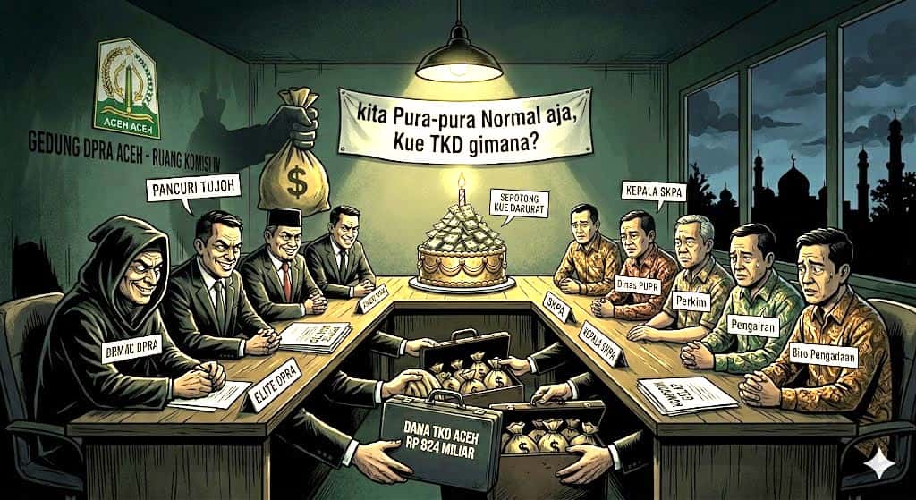 Dari Gertakan Transparansi Menjadi Rapat Normal: Publik Soroti Dugaan Kompromi Elite DPRA Terkait Dana TKD Rp 824 Miliar