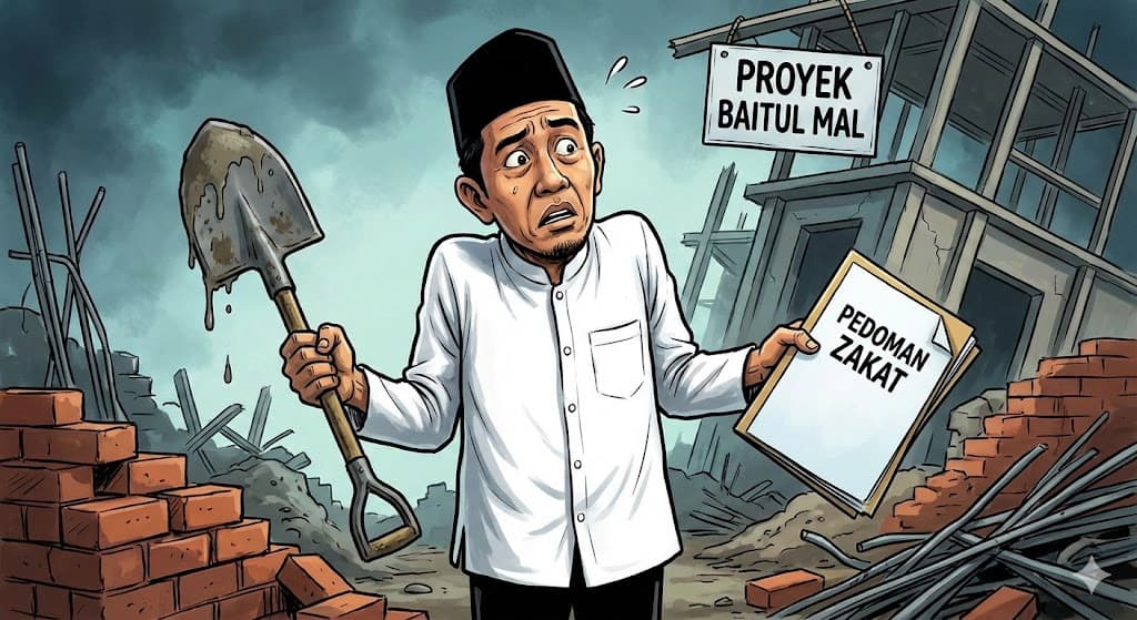 BAITUL MAL BUKAN ‘DINAS PU’, JANGAN PAKSA USTADZ URUS SEMEN