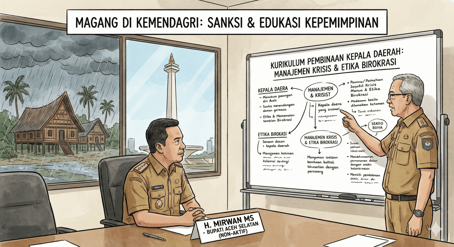 “Magang” di Kemendagri: Sekolah Ulang Bupati Aceh Selatan dan Pelajaran Mahal Tata Kelola